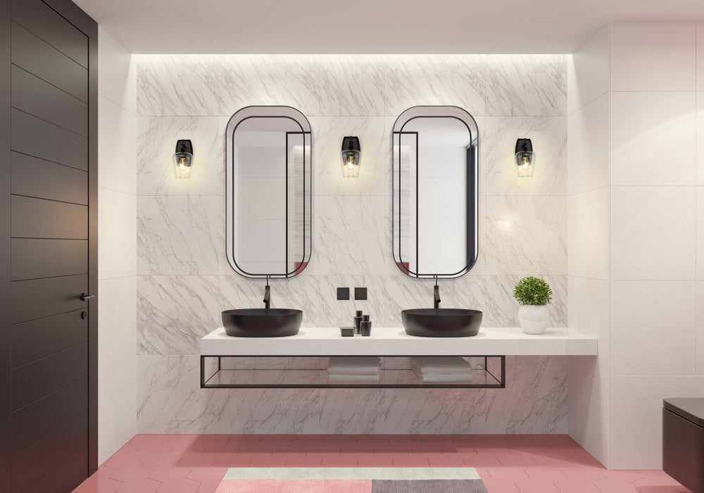 Wall Sconce Z-Lite 473-1S-MB Matte Black Joliet 1 Light Wall Sconce Z-Lite