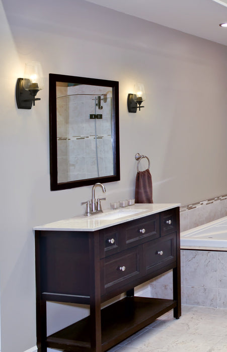 Wall Sconce Z-Lite 473-1S-MB Matte Black Joliet 1 Light Wall Sconce Z-Lite