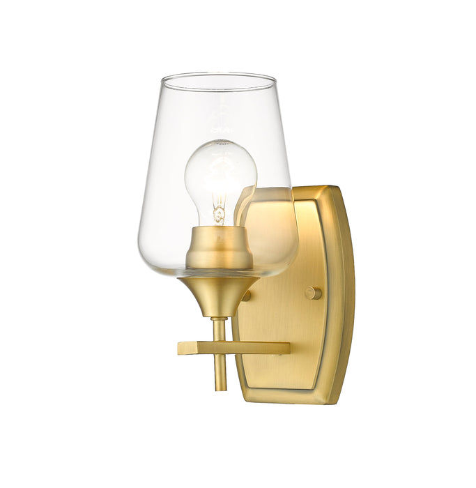 Wall Sconce Z-Lite 473-1S-OBR Olde Brass Joliet 1 Light Wall Sconce Z-Lite