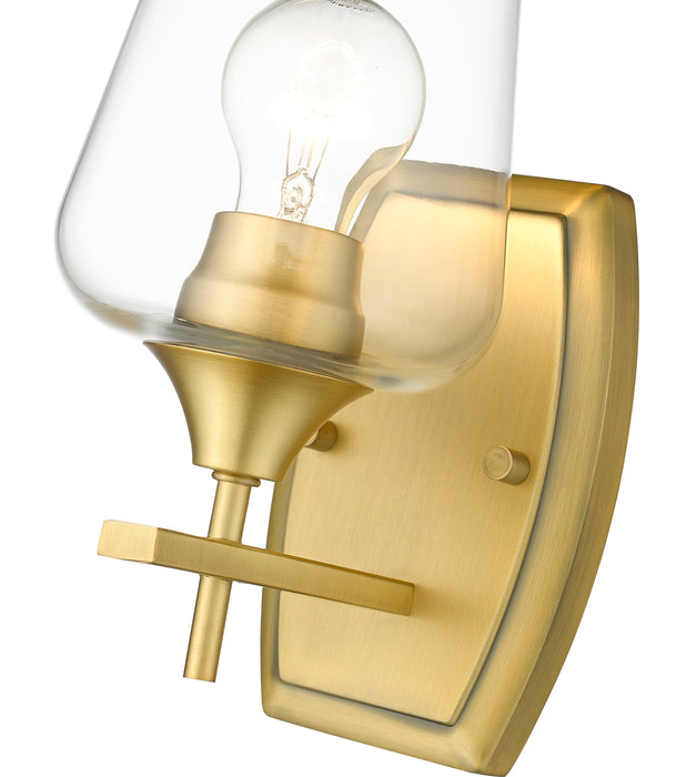 Wall Sconce Z-Lite 473-1S-OBR Olde Brass Joliet 1 Light Wall Sconce Z-Lite