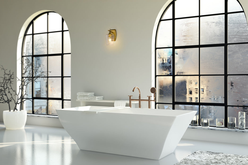 Wall Sconce Z-Lite 473-1S-OBR Olde Brass Joliet 1 Light Wall Sconce Z-Lite