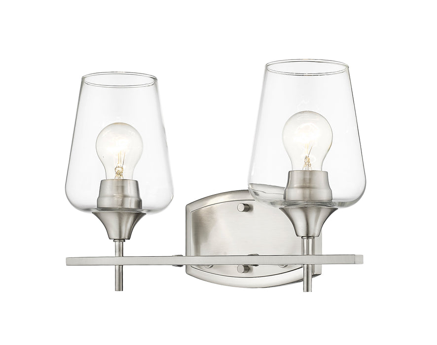 Vanity Z-Lite 473-2V-BN Brushed Nickel Joliet 2 Light Vanity Z-Lite