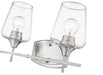 Vanity Z-Lite 473-2V-BN Brushed Nickel Joliet 2 Light Vanity Z-Lite