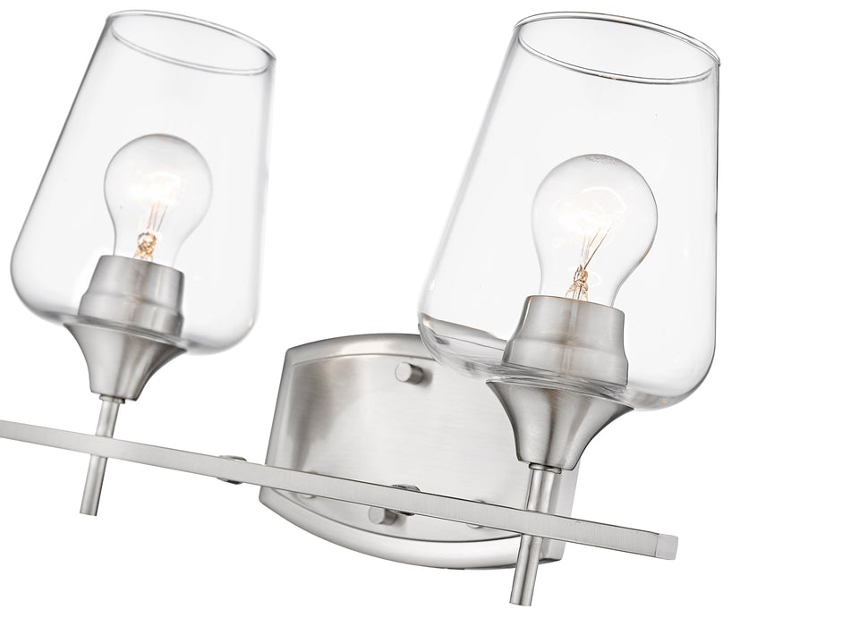 Vanity Z-Lite 473-2V-BN Brushed Nickel Joliet 2 Light Vanity Z-Lite