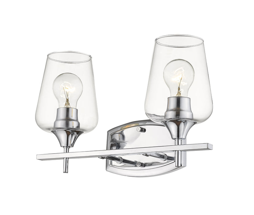 Vanity Z-Lite 473-2V-CH Chrome Joliet 2 Light Vanity Z-Lite