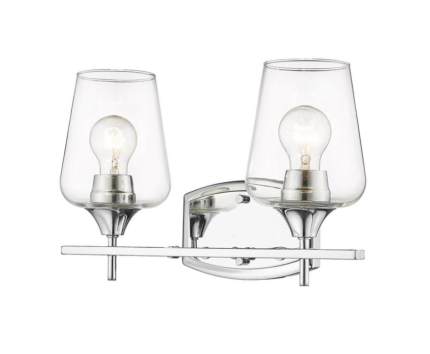 Vanity Z-Lite 473-2V-CH Chrome Joliet 2 Light Vanity Z-Lite