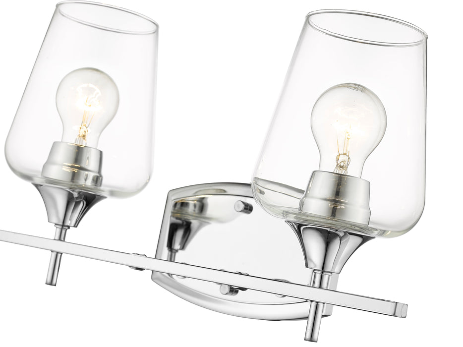 Vanity Z-Lite 473-2V-CH Chrome Joliet 2 Light Vanity Z-Lite
