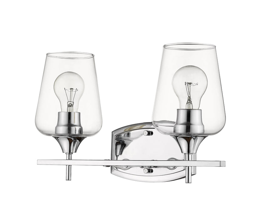 Vanity Z-Lite 473-2V-CH Chrome Joliet 2 Light Vanity Z-Lite