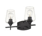 Vanity Z-Lite 473-2V-MB Matte Black Joliet 2 Light Vanity Z-Lite