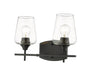 Vanity Z-Lite 473-2V-MB Matte Black Joliet 2 Light Vanity Z-Lite