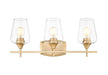 Vanity Z-Lite 473-3V-BBR Burnished Brass Joliet 3 Light Vanity Z-Lite