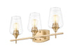 Vanity Z-Lite 473-3V-BBR Burnished Brass Joliet 3 Light Vanity Z-Lite