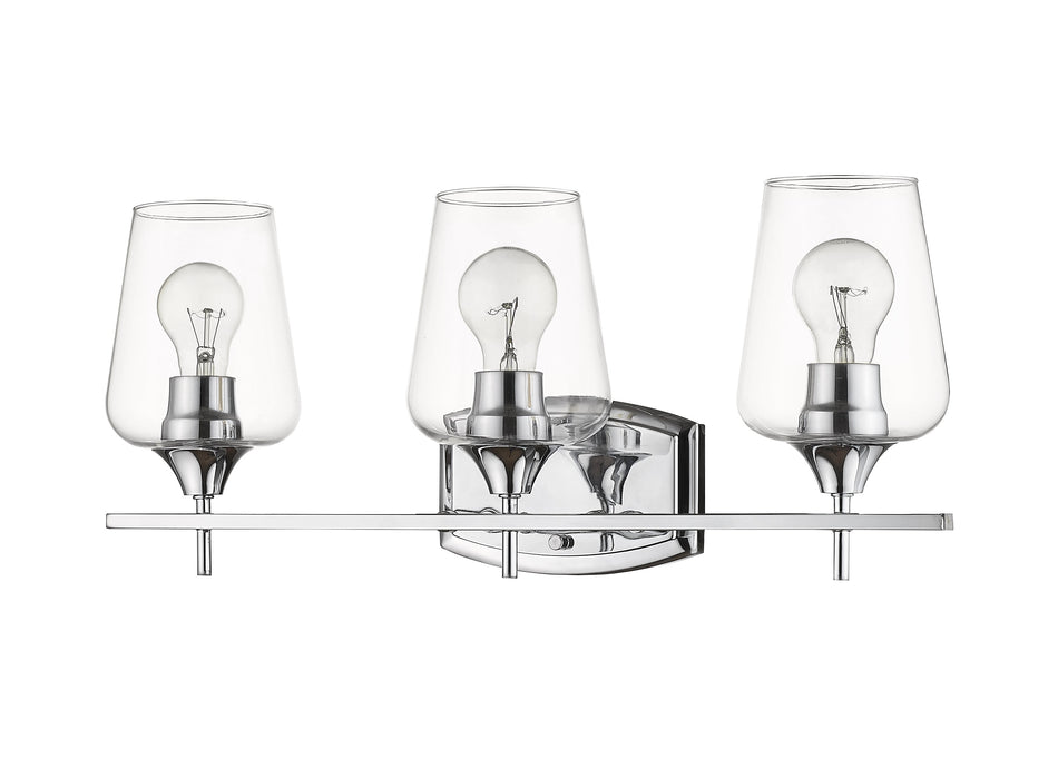 Vanity Z-Lite 473-3V-CH Chrome Joliet 3 Light Vanity Z-Lite