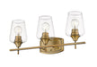 Vanity Z-Lite 473-3V-OBR Olde Brass Joliet 3 Light Vanity Z-Lite