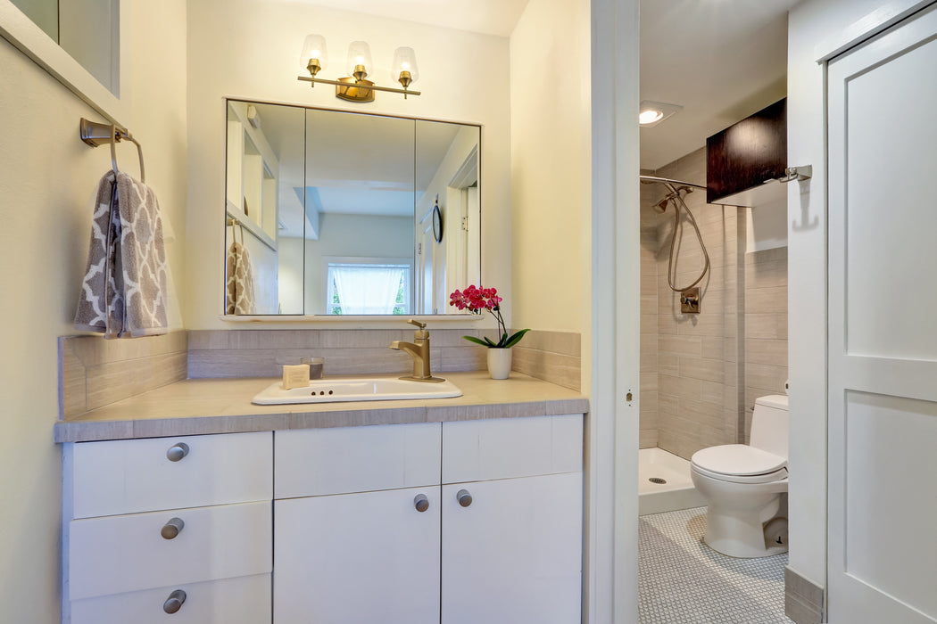 Vanity Z-Lite 473-3V-OBR Olde Brass Joliet 3 Light Vanity Z-Lite