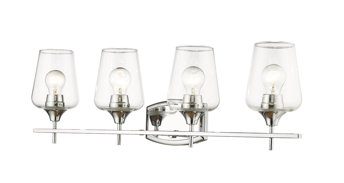 Vanity Z-Lite 473-4V-CH Chrome Joliet 4 Light Vanity Z-Lite