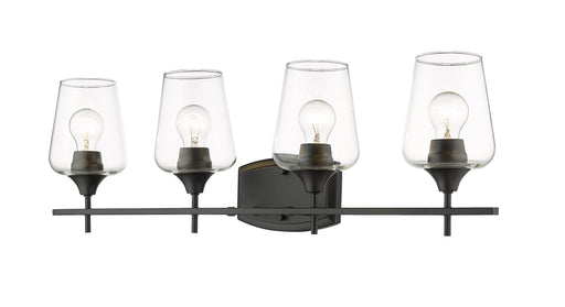 Vanity Z-Lite 473-4V-MB Matte Black Joliet 4 Light Vanity Z-Lite