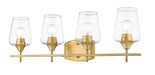 Vanity Z-Lite 473-4V-OBR Olde Brass Joliet 4 Light Vanity Z-Lite