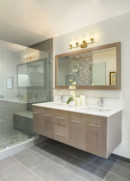 Vanity Z-Lite 473-4V-OBR Olde Brass Joliet 4 Light Vanity Z-Lite