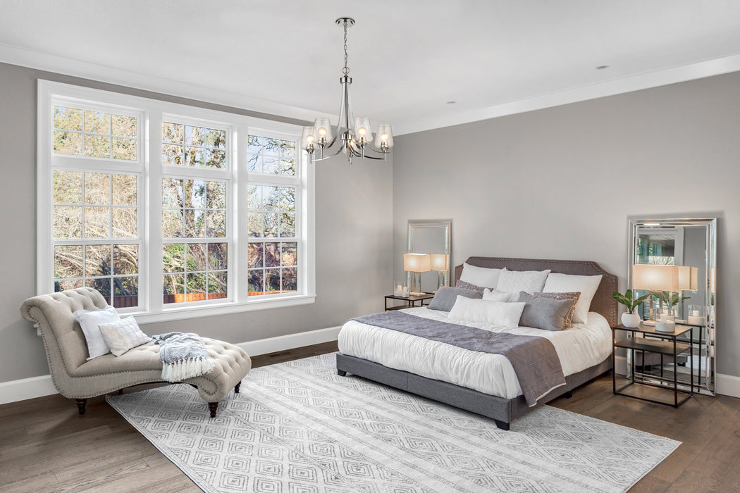 Chandelier Z-Lite 473-5CH Chrome Joliet 5 Light Chandelier Z-Lite