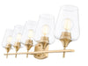 Vanity Z-Lite 473-5V-BBR Burnished Brass Joliet 5 Light Vanity Z-Lite