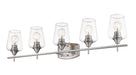 Vanity Z-Lite 473-5V-BN Brushed Nickel Joliet 5 Light Vanity Z-Lite