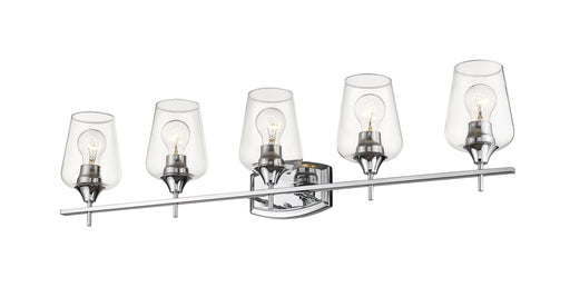 Vanity Z-Lite 473-5V-CH Chrome Joliet 5 Light Vanity Z-Lite