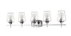 Vanity Z-Lite 473-5V-CH Chrome Joliet 5 Light Vanity Z-Lite