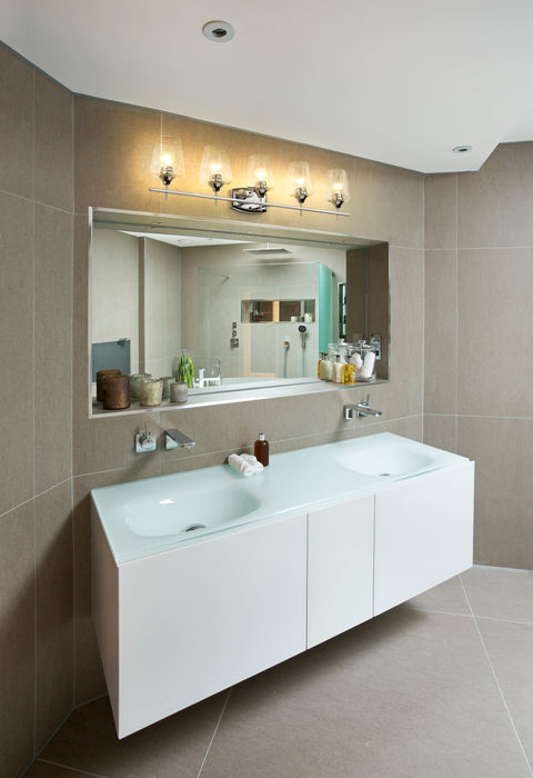 Vanity Z-Lite 473-5V-CH Chrome Joliet 5 Light Vanity Z-Lite