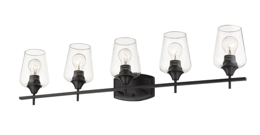 Vanity Z-Lite 473-5V-MB Matte Black Joliet 5 Light Vanity Z-Lite