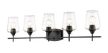 Vanity Z-Lite 473-5V-MB Matte Black Joliet 5 Light Vanity Z-Lite