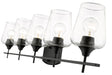 Vanity Z-Lite 473-5V-MB Matte Black Joliet 5 Light Vanity Z-Lite