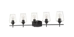 Vanity Z-Lite 473-5V-MB Matte Black Joliet 5 Light Vanity Z-Lite