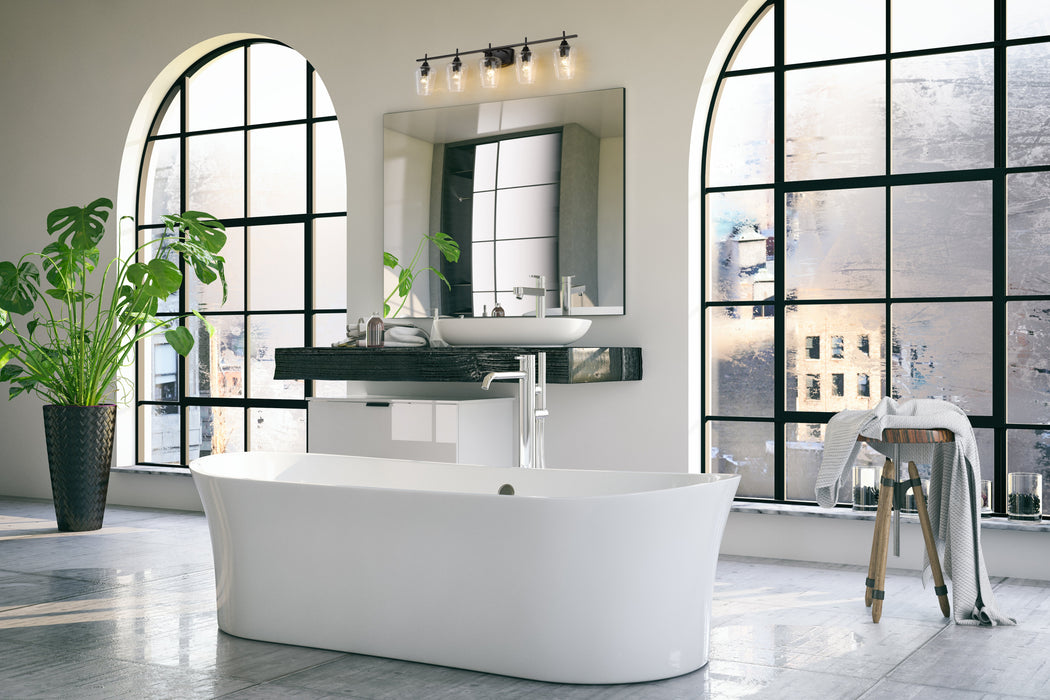 Vanity Z-Lite 473-5V-MB Matte Black Joliet 5 Light Vanity Z-Lite