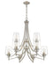 Chandelier Z-Lite 473-9BN Brushed Nickel Joliet 9 Light Chandelier Z-Lite