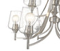 Chandelier Z-Lite 473-9BN Brushed Nickel Joliet 9 Light Chandelier Z-Lite