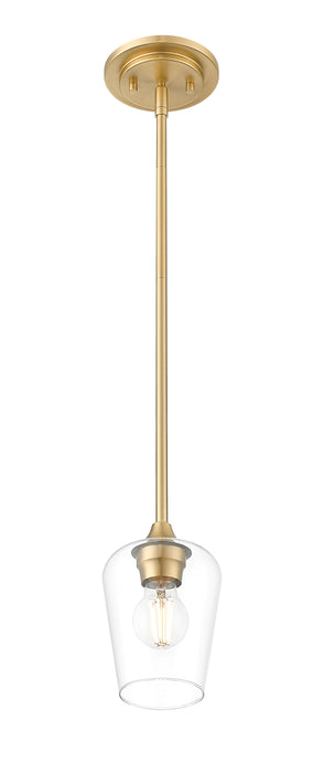 Pendant Z-Lite 473MP-BBR Burnished Brass Joliet 1 Light Pendant Z-Lite