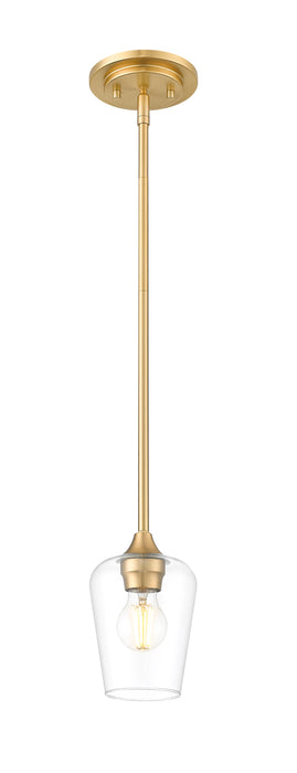 Pendant Z-Lite 473MP-BBR Burnished Brass Joliet 1 Light Pendant Z-Lite