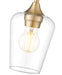 Pendant Z-Lite 473MP-BBR Burnished Brass Joliet 1 Light Pendant Z-Lite
