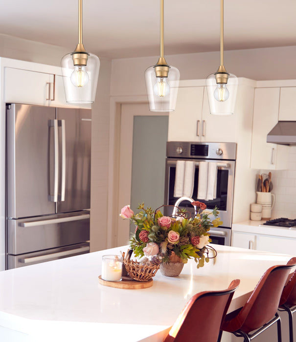 Pendant Z-Lite 473MP-BBR Burnished Brass Joliet 1 Light Pendant Z-Lite