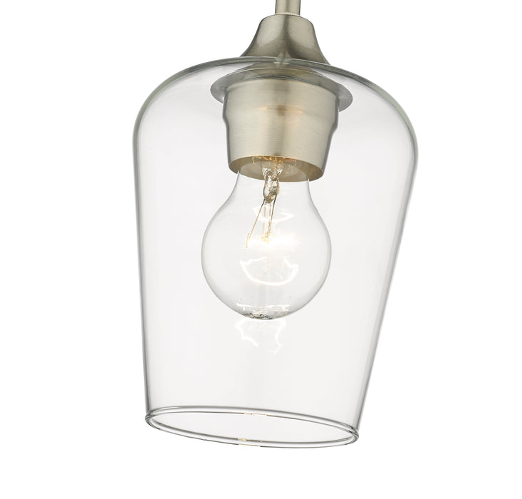 Pendant Z-Lite 473MP-BN Brushed Nickel Joliet 1 Light Pendant Z-Lite