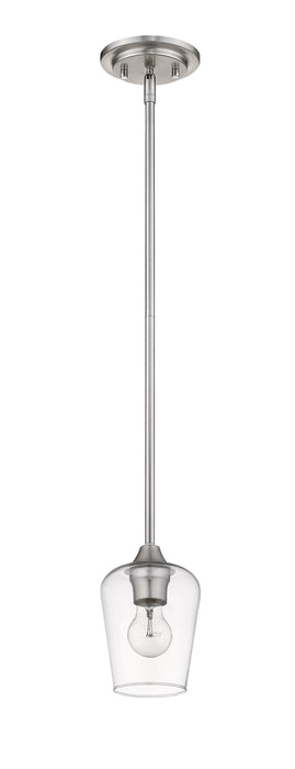 Pendant Z-Lite 473MP-BN Brushed Nickel Joliet 1 Light Pendant Z-Lite