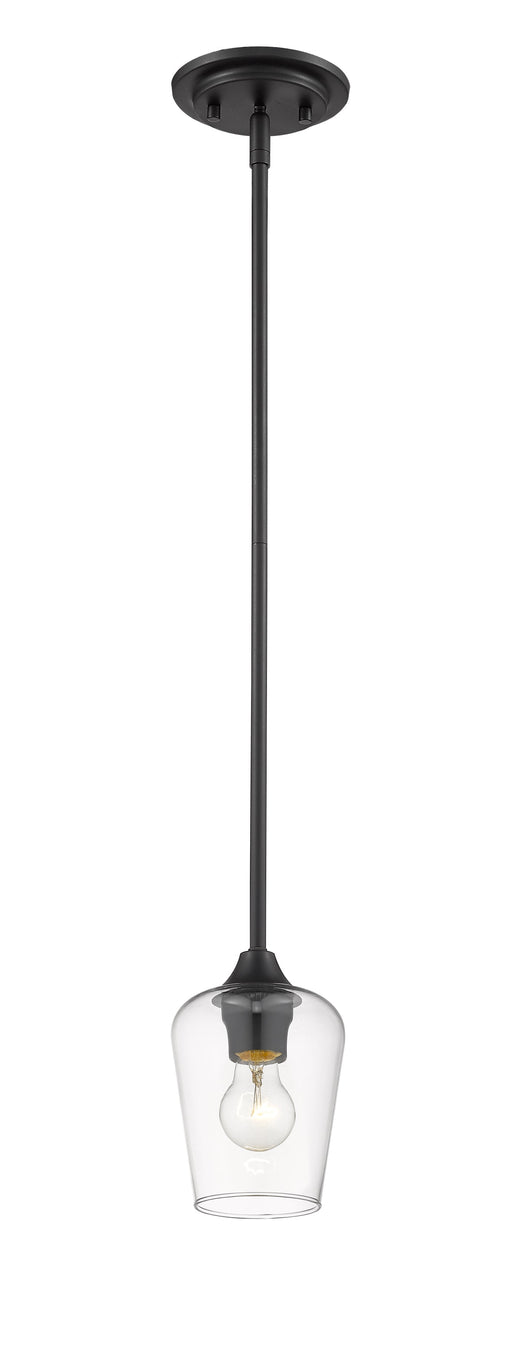 Pendant Z-Lite 473MP-MB Matte Black Joliet 1 Light Pendant Z-Lite