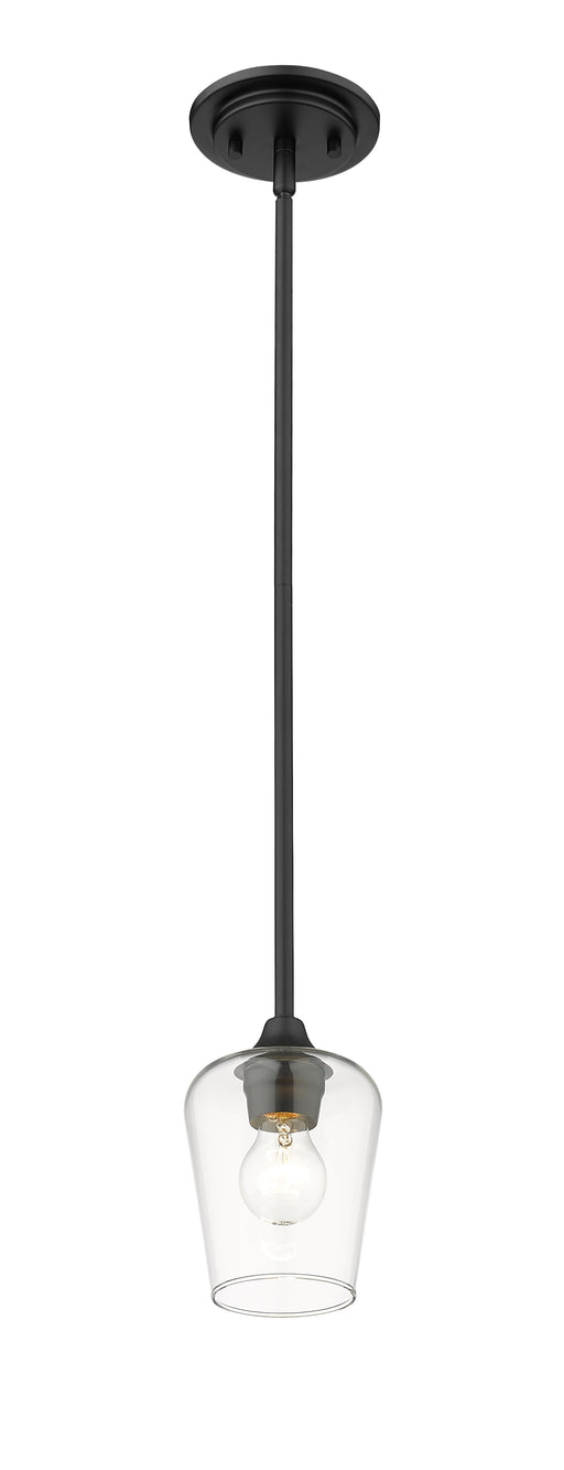 Pendant Z-Lite 473MP-MB Matte Black Joliet 1 Light Pendant Z-Lite