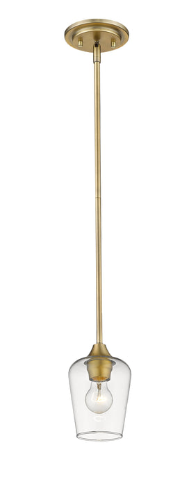Pendant Z-Lite 473MP-OBR Olde Brass Joliet 1 Light Pendant Z-Lite