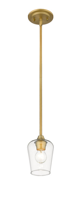 Pendant Z-Lite 473MP-OBR Olde Brass Joliet 1 Light Pendant Z-Lite