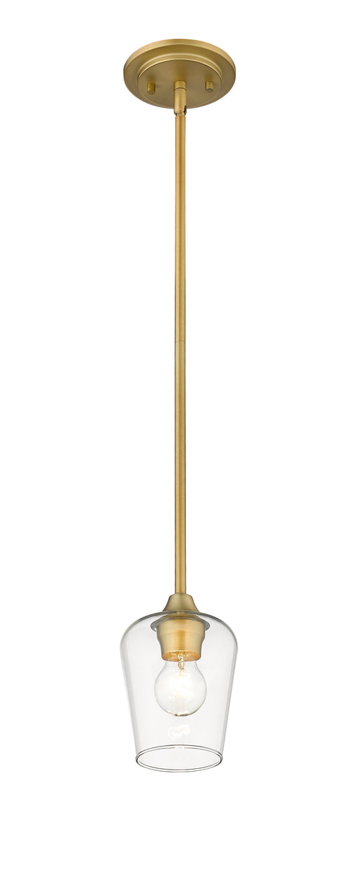 Pendant Z-Lite 473MP-OBR Olde Brass Joliet 1 Light Pendant Z-Lite