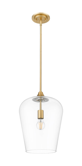 Pendant Z-Lite 473P12-BBR Burnished Brass Joliet 1 Light Pendant Z-Lite