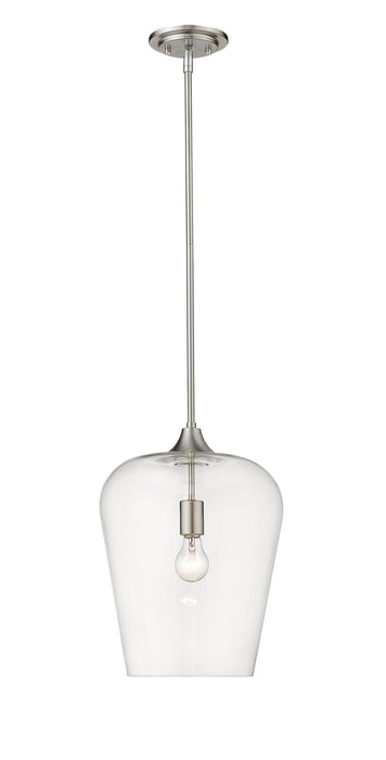Pendant Z-Lite 473P12-BN Brushed Nickel Joliet 1 Light Pendant Z-Lite