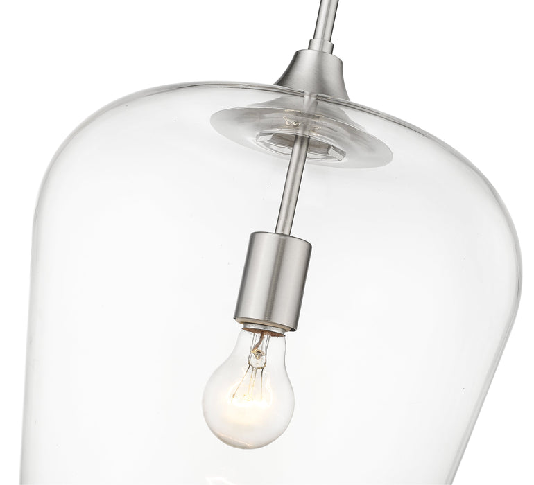Pendant Z-Lite 473P12-BN Brushed Nickel Joliet 1 Light Pendant Z-Lite